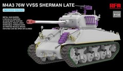 RyeField Model RM 5132 RFM 1/35 M4A3 Sherman 76W VVSS Late Standard Version