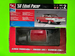 PAIR OF 1958 EDSEL PACER COUPE MODEL KITS AMT ERTL 1/25 SCALE BRAND NEW SEALED!!