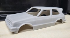 1/24 scale resin 3d printed Outlaw Toyota Starlet body model slot car