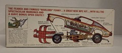 RARE VTG MPC WARLORD CHEVY CAMARO FUNNY CAR # 1-2703-225 ISSUED 1972 COMPLETE