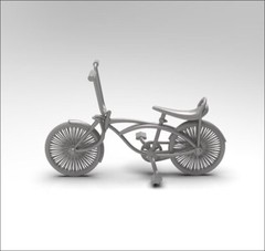1:24 Lowrider Bike Two Wheeler 3D Printed.
