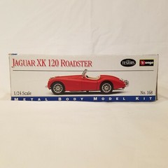 Metal Body Model Kit Jaguar XK 120 Roadster New Testors Car New Italy