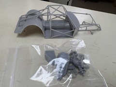 SMH Resins 67-69 Camaro 3d 1/25 P/S chassis