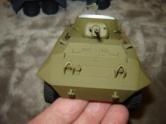 Built Military Vehicles 6 & 10 wheel Both Painted & Built Excellent Detail 1/72