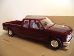 AMT/Ertl 1995 Chevrolet C-1500 Extended Cab, dark garnet Red NEW IN BOX