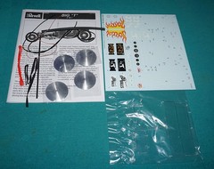 The Big T Revell 1/8 #85-2617 Decals Instructions Moons Wiring Clear Parts Etc.