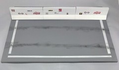 (Auto) 1:24, scale Jersey Barrier Plus Acrylic Base Combo 1/24th scale,TW-48025