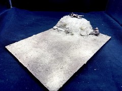 1/35 Scale Military Diorama Base Terrain Display Model Soldiers Figures Diecast