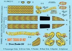 Atlantis 2210 Tom Daniel Sidewinder Custom Show Rod plastic model kit 1/24