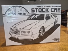 Factory Sealed Blank Model Kit. Ford Thunderbird stock Car. Limited Edition.