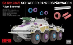 RyeField Model RM 5134 1/35 Sd.Kfz. 234/3 Schwerer Panzerspähwagen 7.5cm Stummel