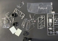 Model Car Kit Parts Lot – Not sure scae maybe 1/25th? – Used/Old