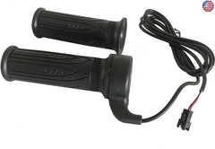 Ebike Full Twist Throttle 12V-72V, 3 Pin SM Connector Ebike Throttle with 71″