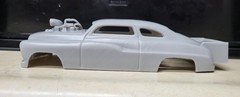 1/24 scale resin 3d printed 1949 Mercury Blown Pro Mod drag body model slot car