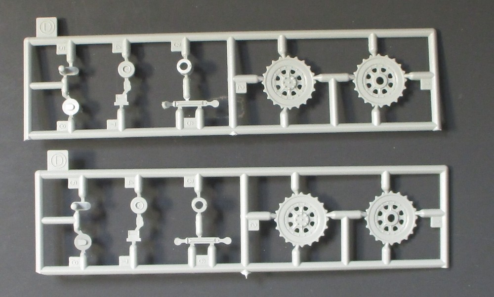 Dragon 1/35 Scale 8.8cm Pak 43 Waffentrager – Parts Lot D from Kit No. 6728