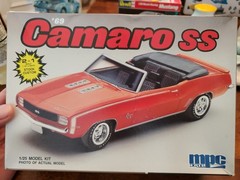 MPC ERTL ’69 Camaro SS 2 In 1 New Open Box Sealed Bags 1/25 Scale Model