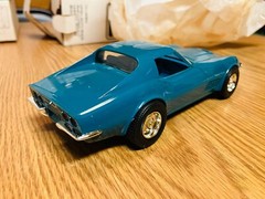 AMT ERTL #6878 1970 CHEVY CORVETTE LT-1 in Blue 1/25 Dealer Promo NEW UNUSED