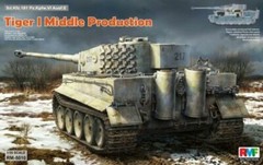 RYEFIELD MODEL RFM RM-5010 1/35 Tiger I Middle Production W/ Full Interior