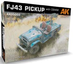 Ak Interactive 1/35 FJ43 Toyota LAND CRUISER w/ GUN Plastic Model Kit #AK35002