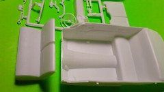 AMT 55 1955 Chevy Bel Air 1/25 Frame Axle Rear End Interior Tub Bench Seat Dash