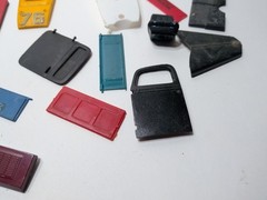 ✨VINTAGE✨ Model Kit Junkyard Graveyard Car Parts LOT Of Car Hoods Hard Tops Door