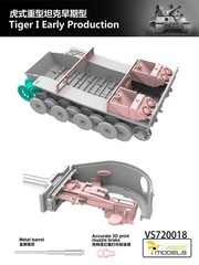 VESPID MODELS VS720018 1/72 German Tiger I Early Production