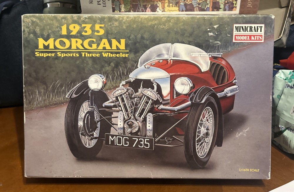 Minicraft 1935 Morgan Model Car Kit NOB