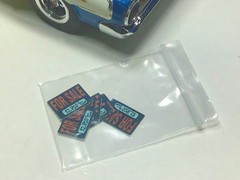 6 PRE-CUT FOR SALE GARAGE DIORAMA SIGNS FOR 1:24 1:25 SCALE MODEL CAR