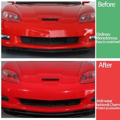 Car Hood Vents Compatible with Chevy Corvette C6 2005-2013, Hood Scoop Body