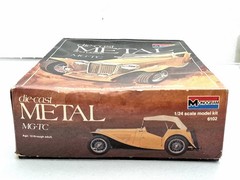 1977 Monogram MG-TC Model Car Kit Diecast & Plastic Complete NEW UNBUILT 6102