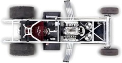 Revell 14528 ’70 Plymouth Duster Funny Car 1:24 Scale Mittel, Clear,White