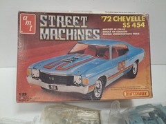 AMT 1/25 – STREET MACHINES 72 CHEVELLE SS 454 – Model Kit – PK-4177 – New In Box