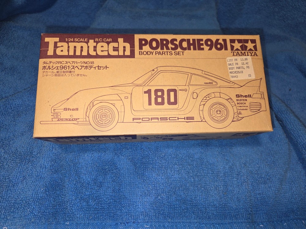 Tamiya TamTech Porsche 961 Body Parts Set No.18 Rare Vintage RC