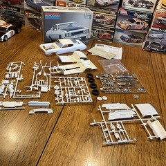 Monogram 2912 ’69 Ford Talladega 1/24 model kit DAMAGED