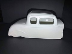 1/8 scale Chopped 1932 Ford 5-window Coupe Body Big Deuce Best Available Milner