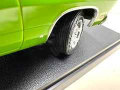 AMT ProShop 1971 Plymouth Duster 340 1/25 Pro Built Model Car Green