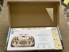 New Sealed 370pc UGEARS Drift Cobra Racing Car Wooden Mechanical Model Kit 14+