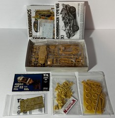 Lot: Tamiya #35224 1/35 Scale VW Schwimmwagen Type 166 + 2 Resin Detail Sets
