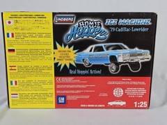Lindberg Homie Hoppers Ice Machine ‘79 Cadillac Lowrider 1/25 Blue New Sealed!!