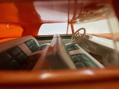 AMT TEST SHOT Promo Friction 1956 Continental Mark II 1/25 ORANGE