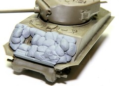 1/35 Sherman Sandbag Front “SB13” (For Tamiya M4A3 E8) – ValueGear Resin Stowage
