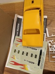 Revell 1:24 1968 Pontiac GTO Street Machine Kit Partially Built As Is Parts