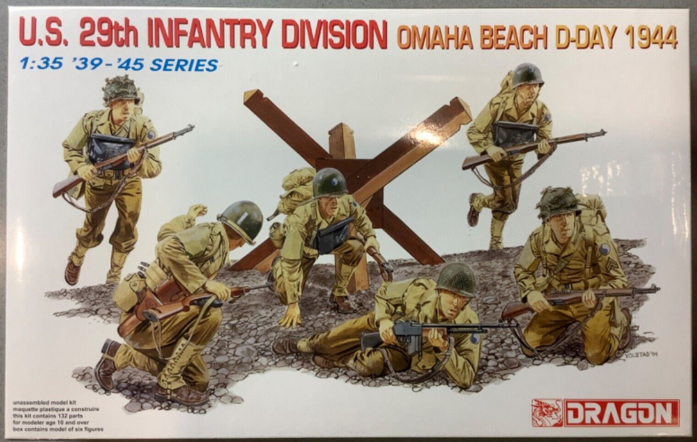 Dragon 6211 U S 29th Infantry Division Omaha Beach DDay 1944 1/35 Scale 1:35 DML