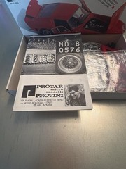 Vintage Protar Ferrari 250 GTO 1:24 Model Kit Mod 205 Made In Italy Complete