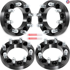 SCITOO 4pcs 8×6.5 Wheel Spacers 1.5″ Studs 9/16-18 Bore 130mm Fit for Ford