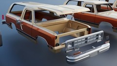 1/25 resin 3d printed 1987 Dodge Ramcharger by Andrey Bezrodny