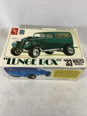 Vintage 1970s AMT “Lunge Box” ‘33 Willys Panel Plastic Model Kit T210 (started)