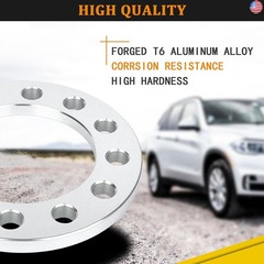 BRTEC 1/2″ (12mm) 6×5.5 to 6×5.5 4PCS Wheel Spacers 108mm Inner Diameter for