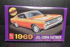 AMT 1/25 1969 Ford Torino Cobra Fastback Kit#1217M/12