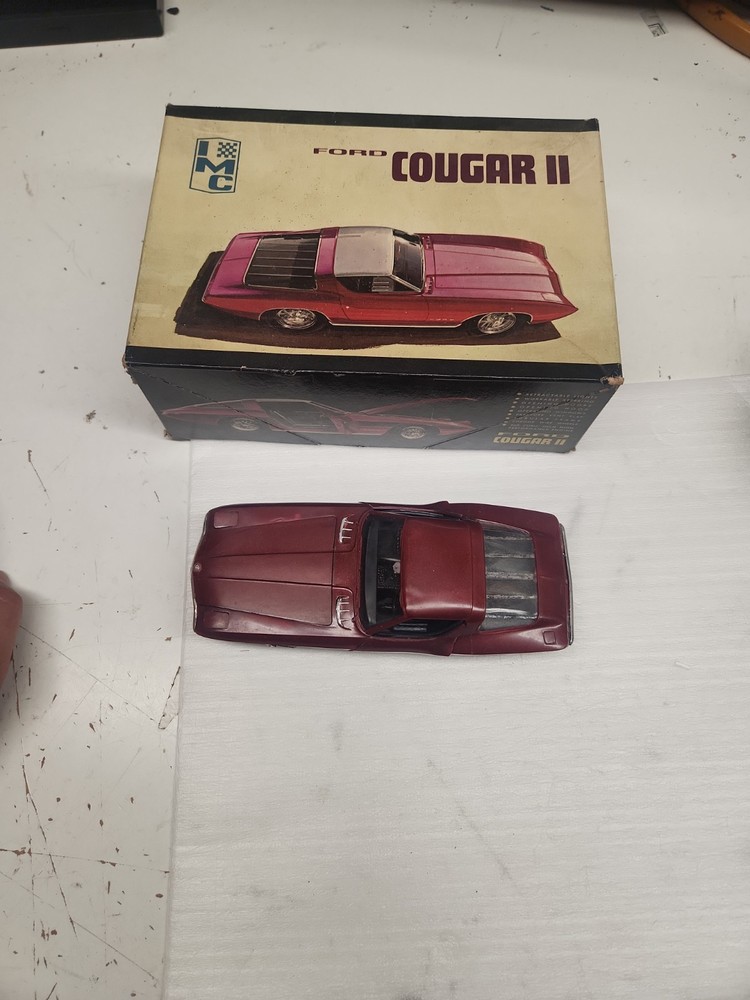 IMC Ford Cougar II Plastic Model Kit Built